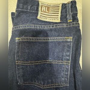 Ralph Lauren Dark Indigo Women’s “Weekender” denim Jeans. Size 8 x 31.